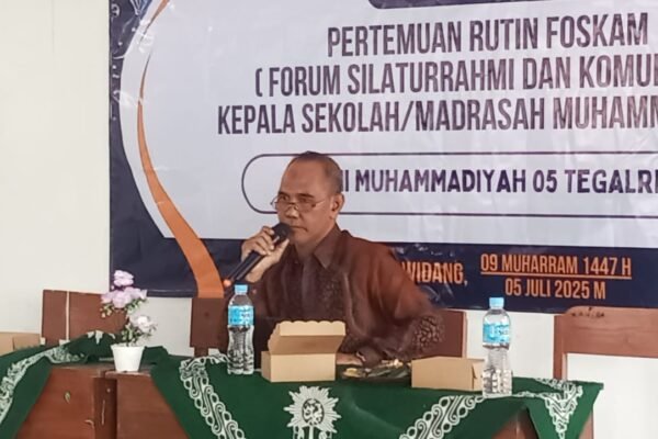 Gercep! Ketua Kwarda HW Tuban Sosialisasikan Hasil Raker kepada Seluruh Kepala Sekolah Muhammadiyah se-Kabupaten Tuban